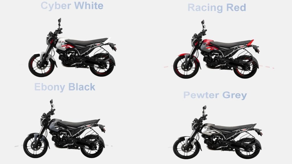  Bajaj Freedom 125 CNG bike colors