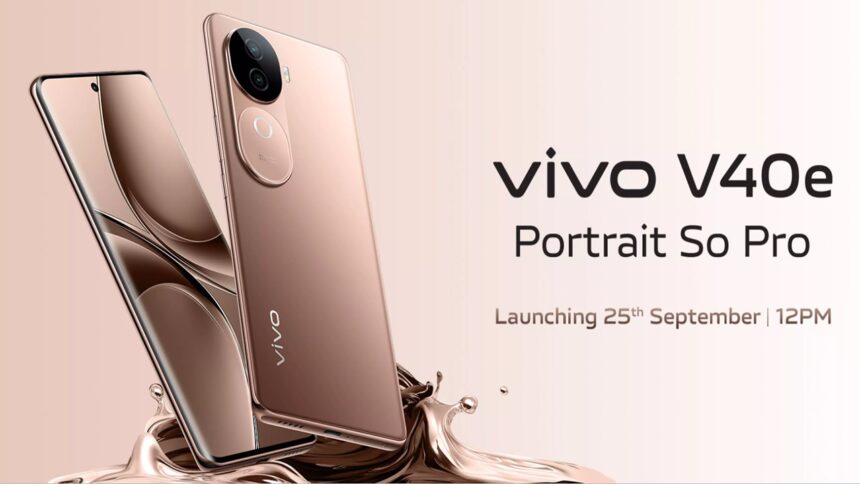 New Vivo V40e launch date and price