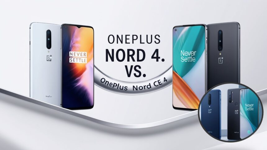 OnePlus Nord 4 vs. OnePlus Nord CE 4 A Comparison